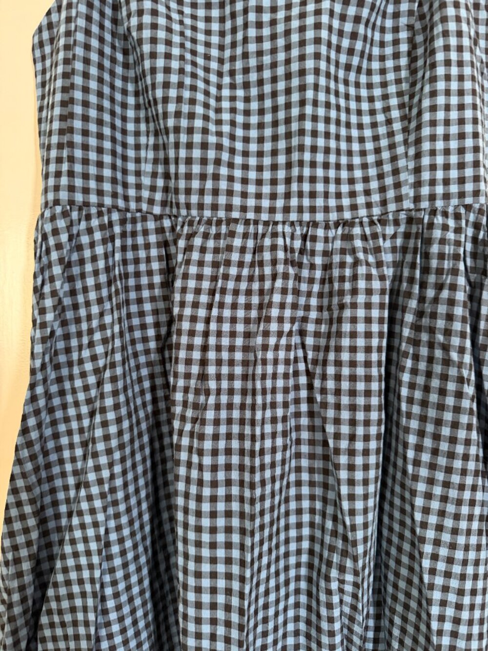 NWT Marine Layer Blue Gingham Dress, sz S - Picture 7 of 7